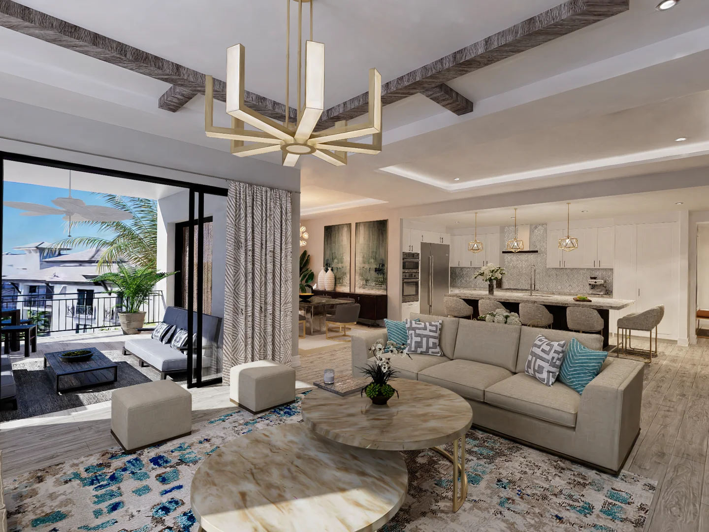 The Garden Apartment — interior