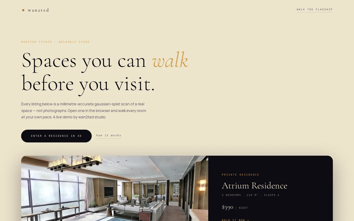 Walkable Scans